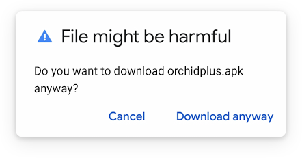 File might be harmful. Do you want to download this file anyway? Download Anyway